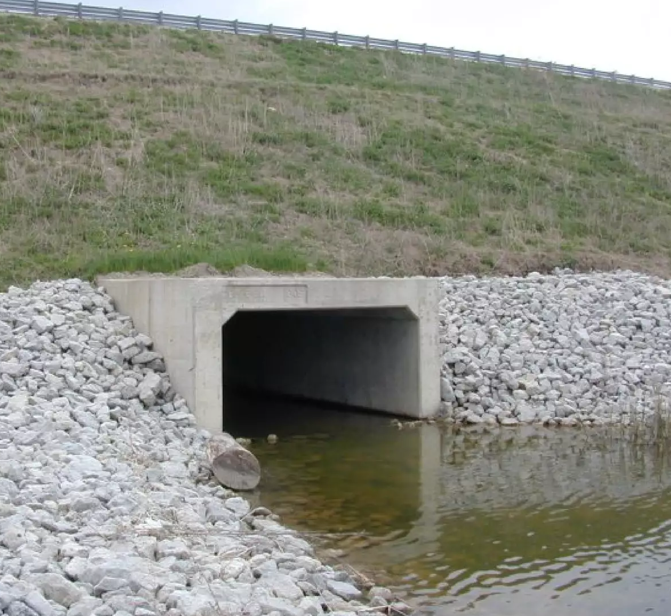 Spin casting can be used in concrete box culverts