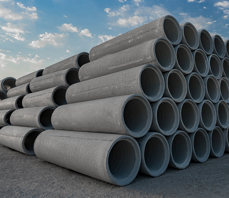 Water and sewer pipes that could be made from self healing concrete, providing cities with sustainable, crack-resistant infrastructure